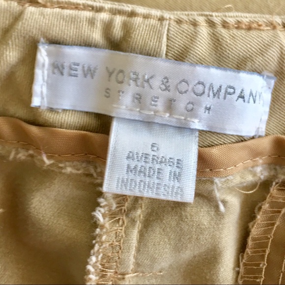 ❤️ New York & Company Tan Pants Size 6 - Picture 7 of 8